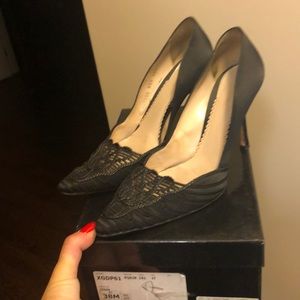 Giorgio Armani satin pumps